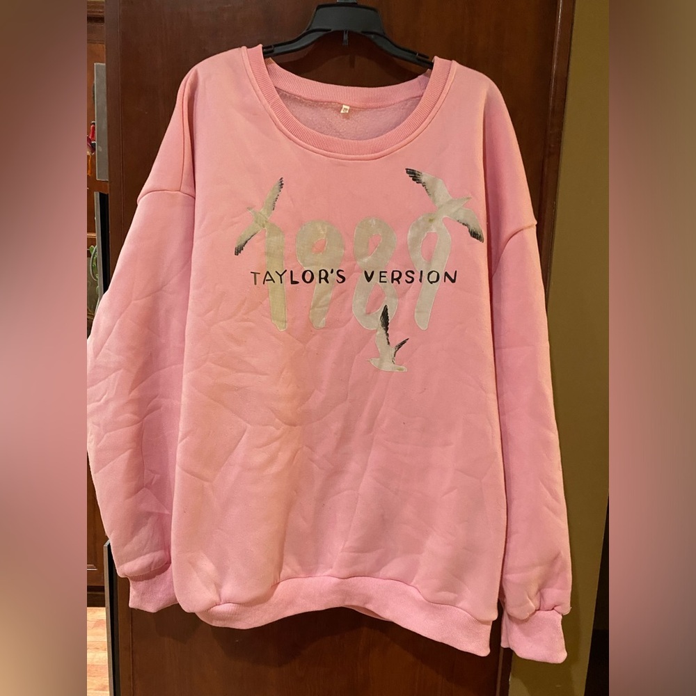 Pink Graphic Sweatshirt